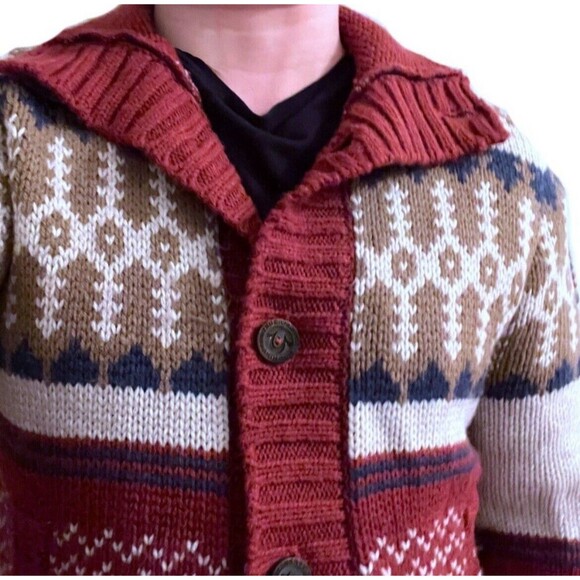 Men's True Religion Alpaca Wool Knit Sweater Cardigan Size XL - Picture 1 of 12